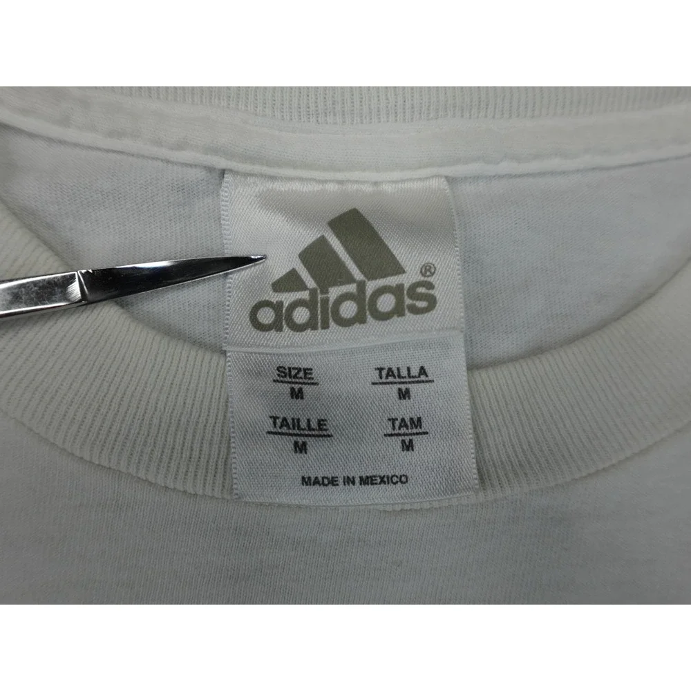 Adidas T-Shirt Mens Medium White Excellent 2005 Helvetia Half‎ Marathon Graphic